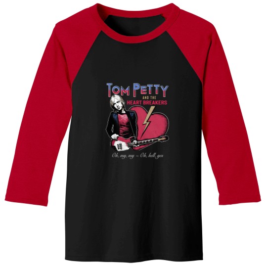 Discover Tom Petty & the Heartbreakers Men's Baseball Tees Oh Hell Yes Guitarist Tees