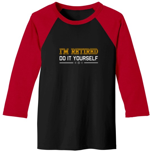 Discover Retirement DIY Baseball Tee