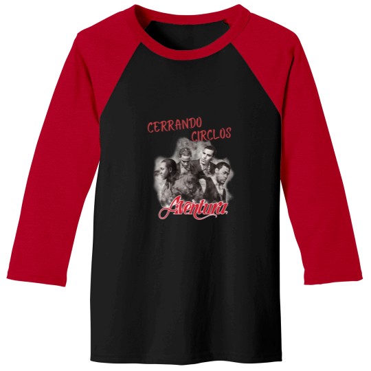 Discover Aventura Cerrando Ciclos 2024,Aventura Album Baseball Tees, God's Project Album Baseball Tees