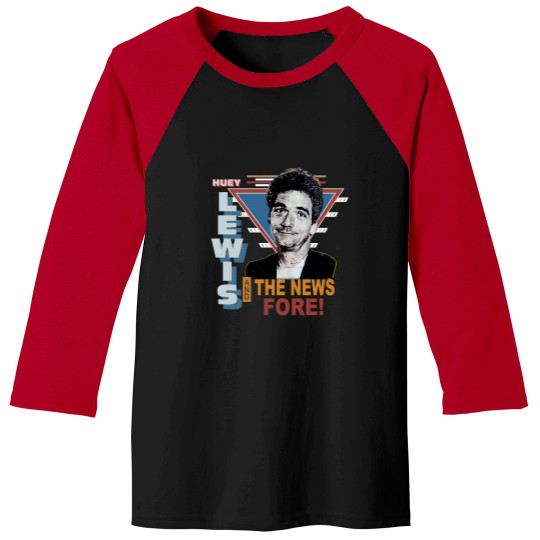 Discover Vintage 1986 Huey Lewis and the News Pop Rock Baseball Tees