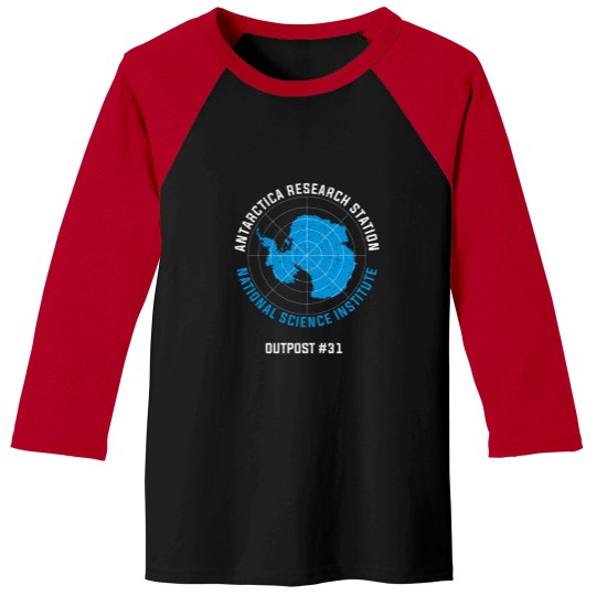 Discover Antartica Research Station Baseball Tees