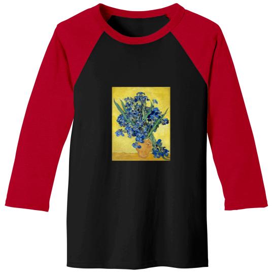 Discover Vincent van Gogh Irises Baseball Tees