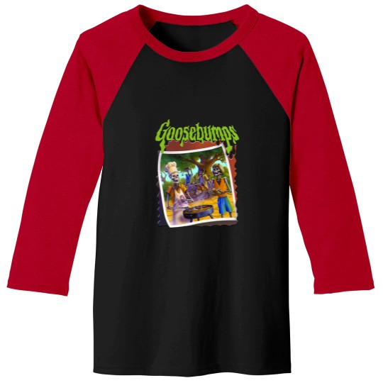 Discover Goosebumps Baseball Tees