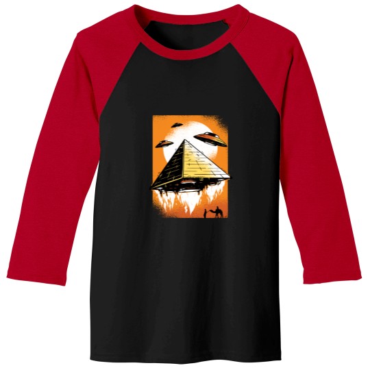Discover Pyramid Ufo Design - Pyramid Ufo - Baseball Tees