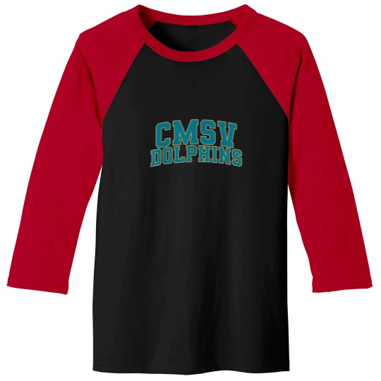 Discover College of Mount Saint Vincent Dolphins 01 Baseball Tees