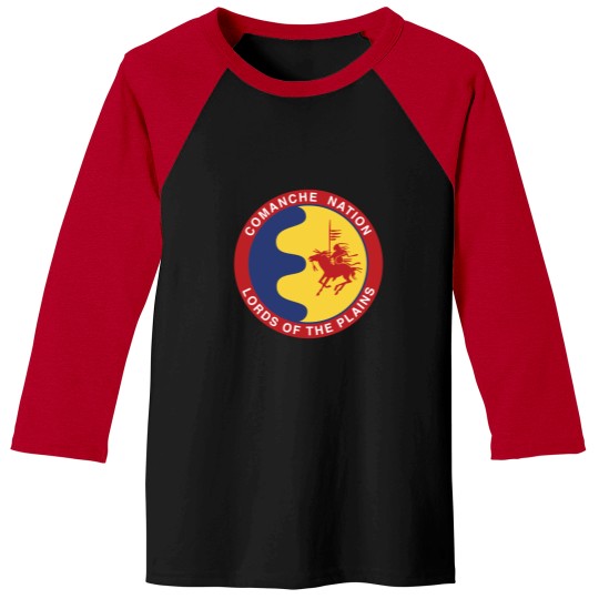 Discover Comanche Nation Seal Lords Of The Plains Baseball Tees