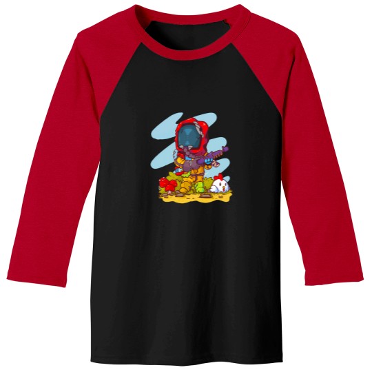Discover Rust Cute Hazmat Suit Baseball Tees