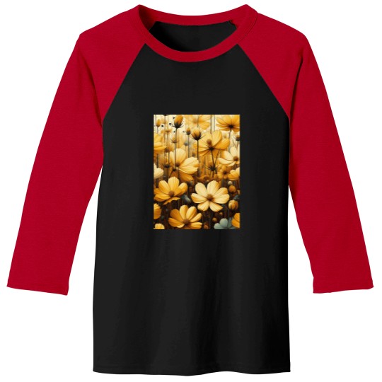 Discover Vibrant Yellow Cosmos Flowers Add a Splash of Sunshine to Your Space Classic Baseball Tees