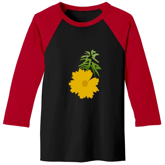 Discover Wild Yellow Flower Snagged by the Roadsids Classic Baseball Tees