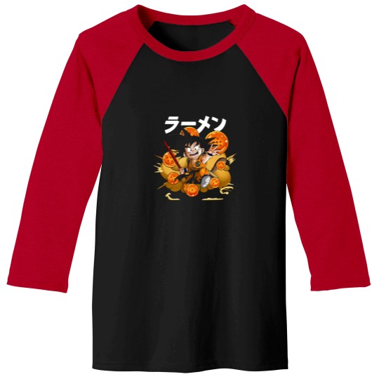 Discover Kid Goku Japanese Anime Style Baseball Tees