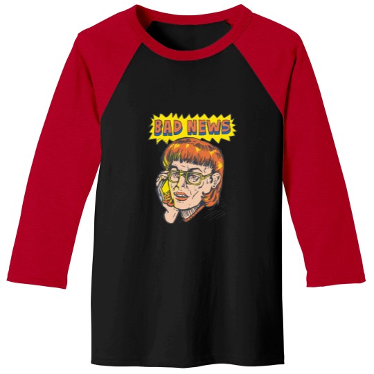 Discover Bad news T-Shirt Baseball Tees