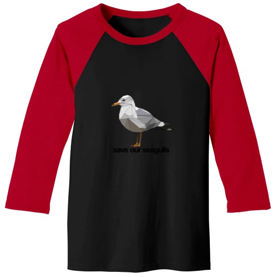 Discover Save our Seagulls Active Baseball Tees