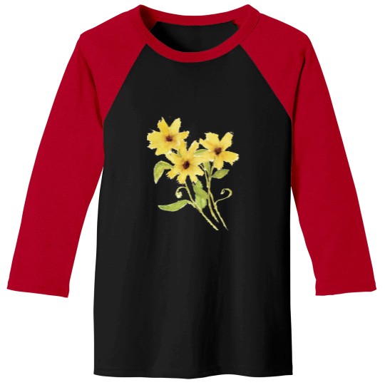 Discover Yellow Flowers Classic Baseball Tees
