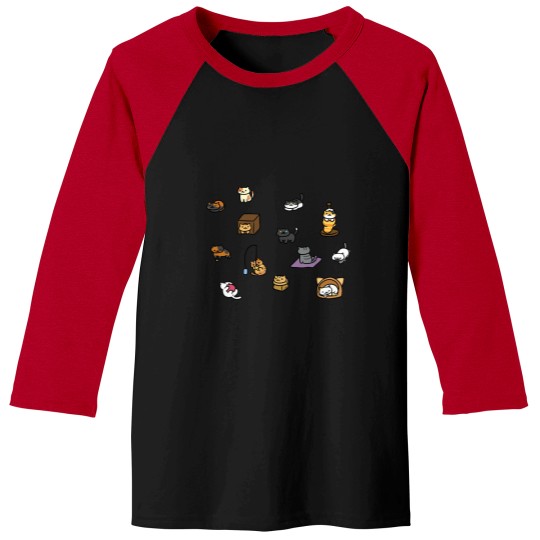 Discover Neko Paw Prints Classic Baseball Tees