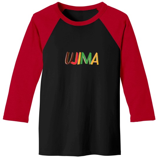 Discover Ujima Kwanzaa Holiday Baseball Tees