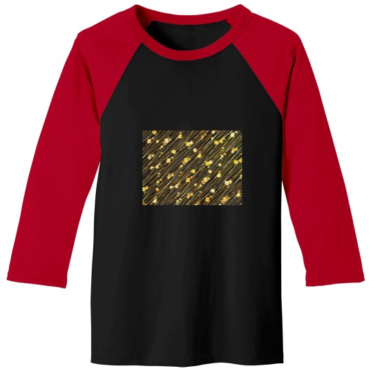 Discover Golden Creepy Flowers Classic Baseball Tees