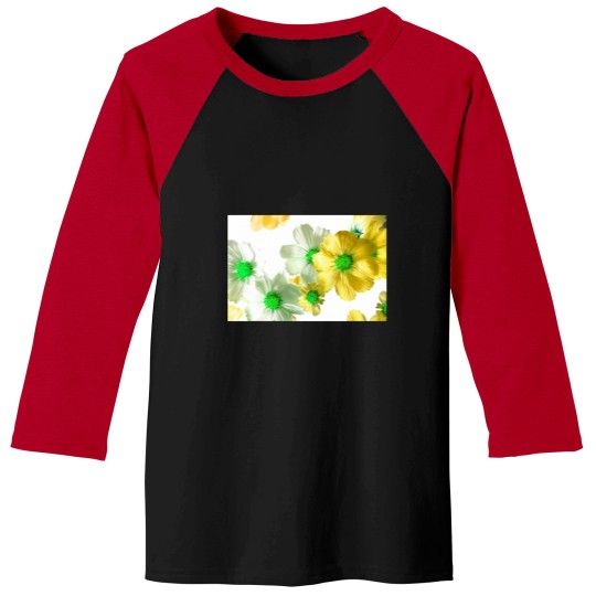 Discover Multicolor Flowers VI Classic Baseball Tees