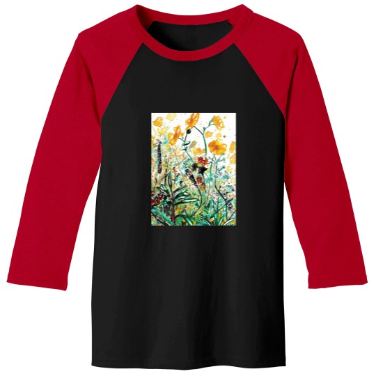 Discover Buttercups by the roadside Graphic Baseball Tees