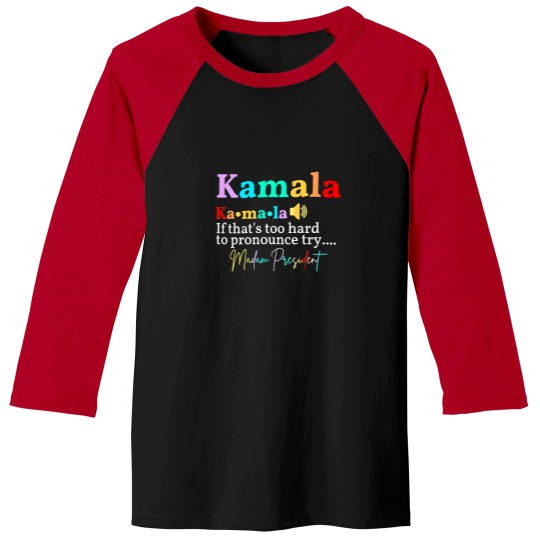 Discover Madam President Kamala Harris Baseball Tees for Election 2024