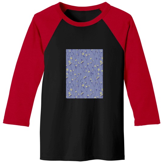 Discover Buttercups - Blue Violet Graphic Baseball Tees