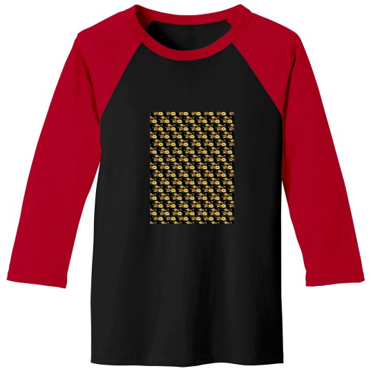 Discover Cute Sunflower Pattern - Sunflower Lovers Gift Graphic Baseball Tees