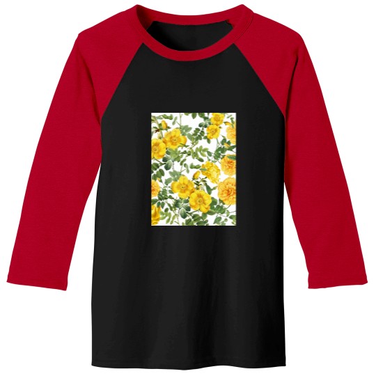 Discover Nature Flowers Graphic Baseball Tees