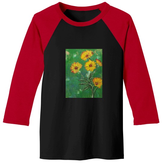 Discover Brown Eyed Susan Graphic Baseball Tees