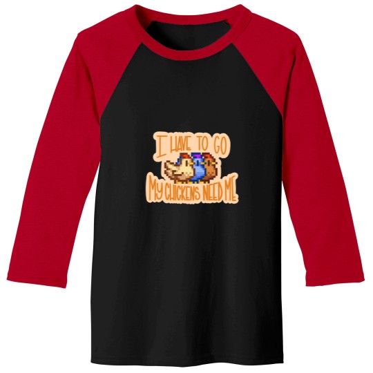 Discover Stardew Valley chickens Baseball Tees