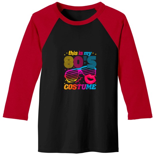 Discover Theme Party Costume 80s Baseball Tees