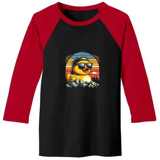 Discover Cool Duck with Sunglasses Funny Ducks Baseball Tees