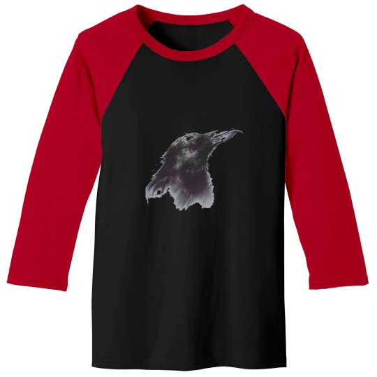 Discover Trendy Crow Print Baseball Tees