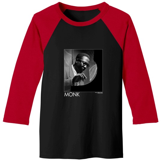 Discover Vintage 90s Thelonious Monk Jazz Musician Artwork 1990s Fashion Baseball Tees
