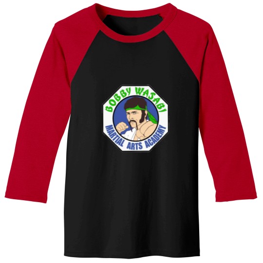 Discover Bobby wasabi martial arts academy logo Baseball Tees
