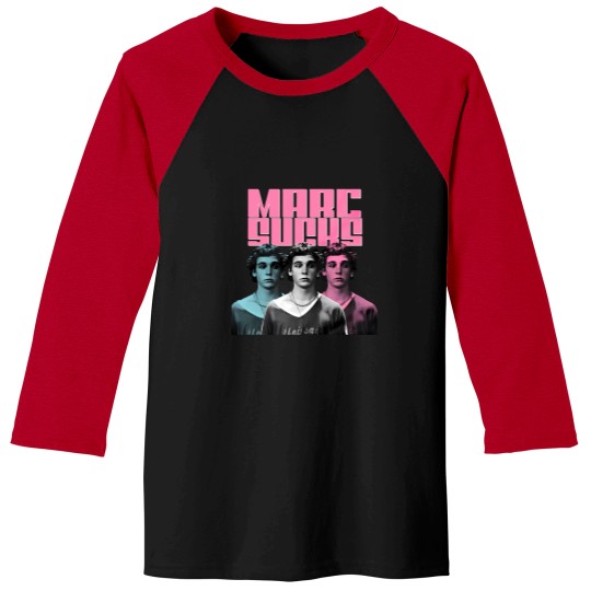 Discover Marc Sucks Empire Records Mark Funny Pop Art 90 Movies Damn the Man Unisex Baseball Tees