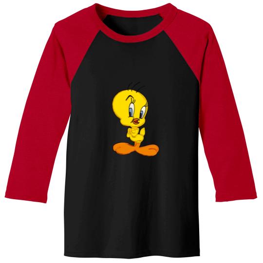 Discover Vintage 90s Warner Bros Tweety Bird Baseball Tees XL White Crewneck