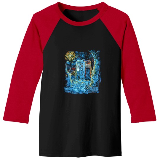 Discover Dr Who and the Daleks Mens Baseball Tees Size M Short Sleeve Black
