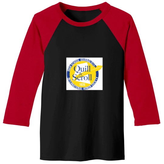 Discover Quill And Scroll (Journalism) Honor Society- Circle 1369 Baseball Tees