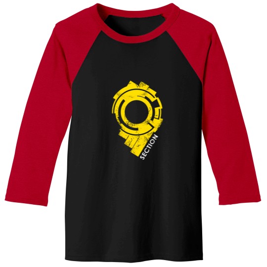 Discover Section 9 Large Logo 1 Baseball Tees