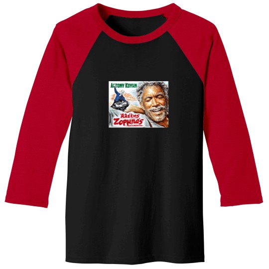 Discover Zorba The Greek Anthony Quinn Alexis Zorbas Movie Poster 1 Baseball Tees