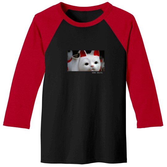 Discover Sans Soleil Cats 2 Baseball Tees
