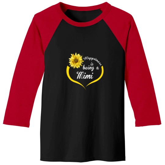 Discover Mimi Gift Happiness Is Being A Mimi Baseball Tees