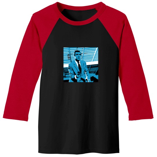 Discover Secret Agent  Sixties Illustration Mi6 British Spy Baseball Tees