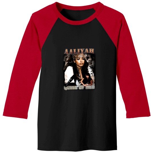 Discover Aaliyah Queen Of R&B Baseball Tees