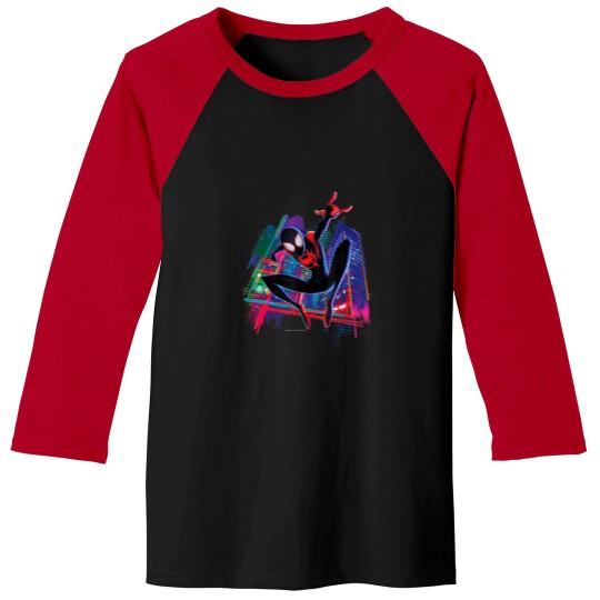 Discover miles morales graffiti city Baseball Tees