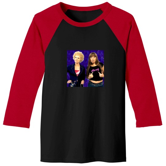 Discover Kath  Kim Purple Zebra Baseball Tees