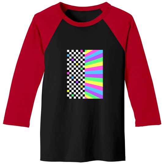Discover Kawaii 80'S Pattern 1 Baseball Tees