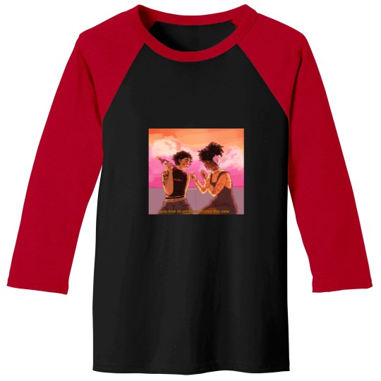 Discover you look so pretty and i love this view Baseball Tees
