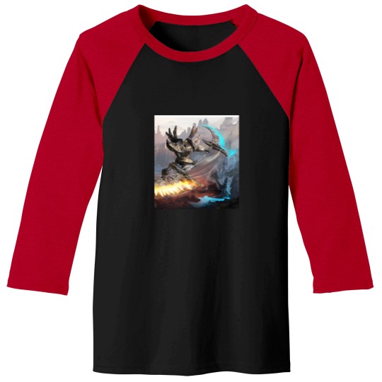 Discover Sci Fi Robot Baseball Tees