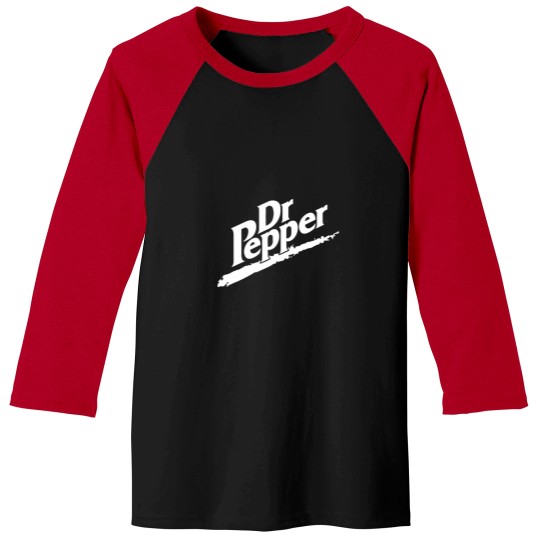 Discover Dr Pepper 90s Maroon Background Baseball Tees