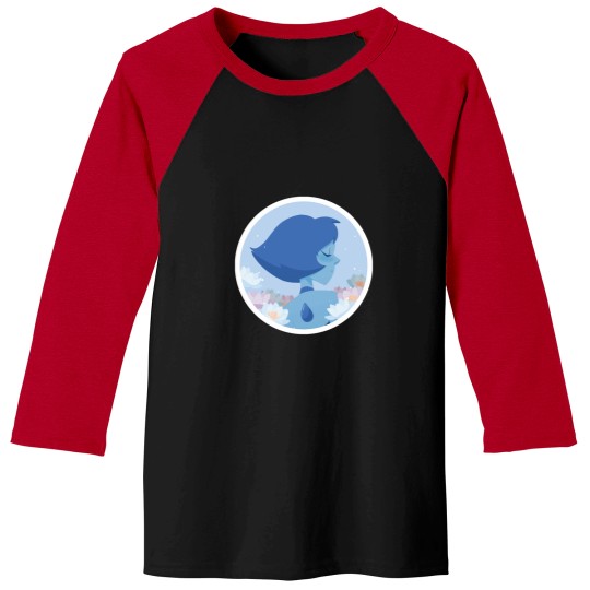 Discover Pastel Lapis Lazuli portrait Baseball Tees